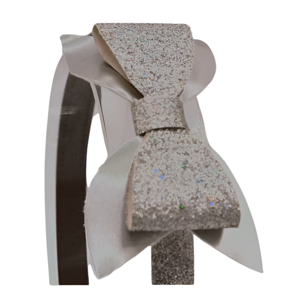 Luna Glitter Bow Headband