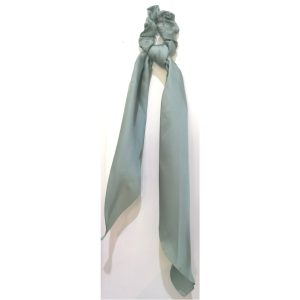 Moss Hair Scarf Satin Scrunchie
