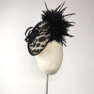 Ms Loon - Spotted Black & Ivory Feathers - Dubh Cruinn