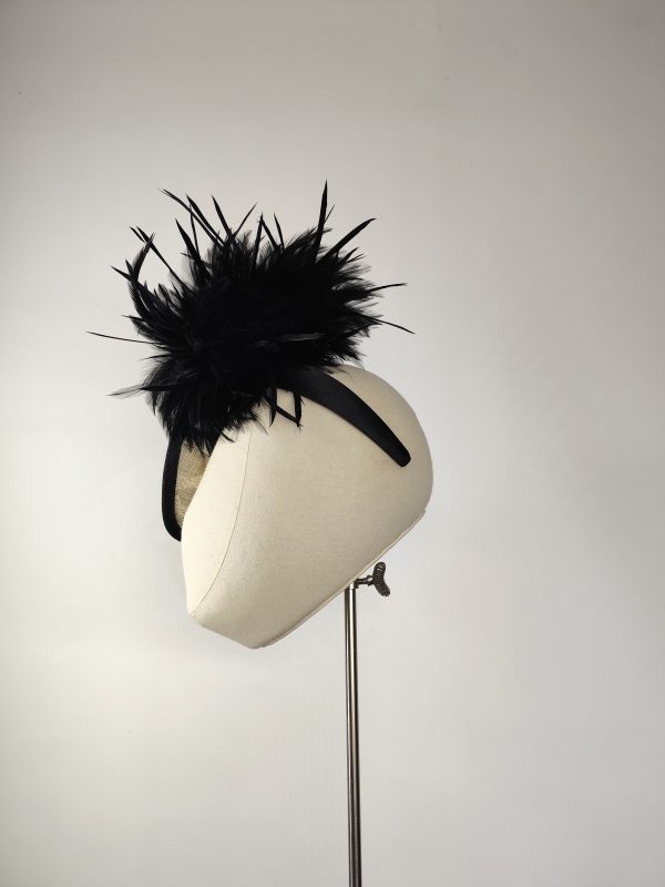 Ms Loon - Spotted Black & Ivory Feathers - Dubh Cruinn - Image 3