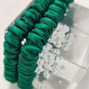 Silk Scrunchie | Emerald