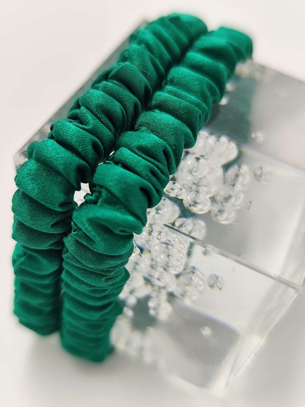 Silk Scrunchie | Emerald
