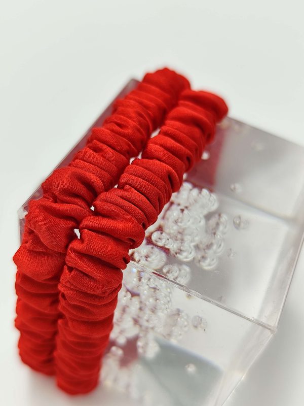 Silk Scrunchie | Lava