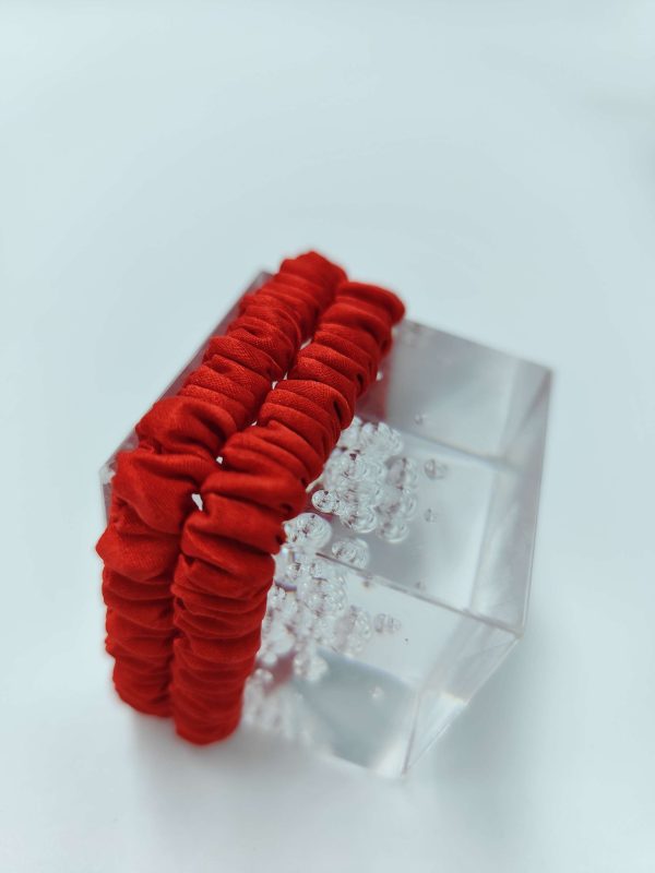 Silk Scrunchie | Lava - Image 2