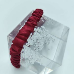 Silk Scrunchie | Burgundy