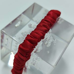 Silk Scrunchie | Candy Red