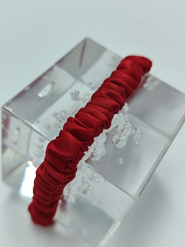 Silk Scrunchie | Candy Red
