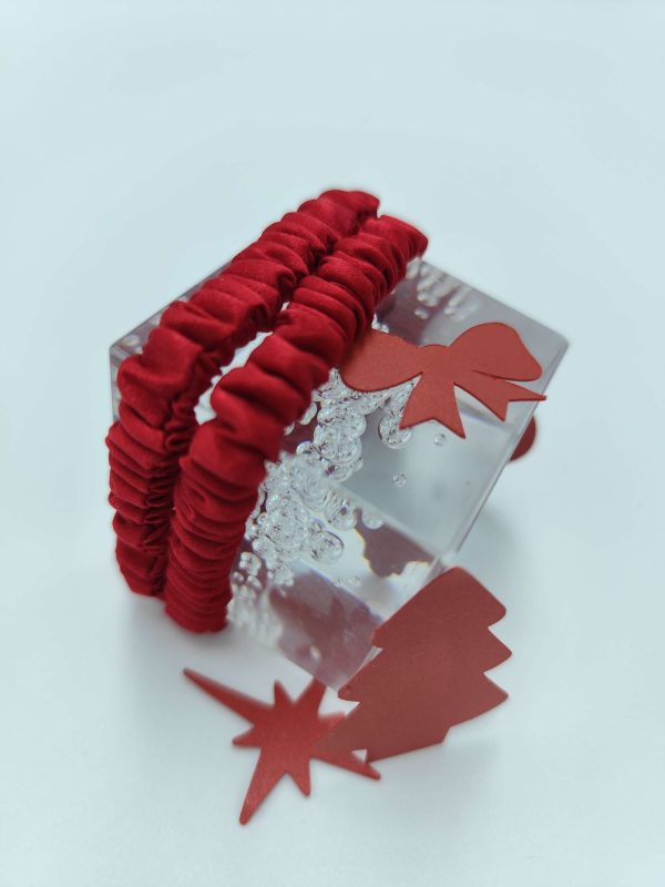 Silk Scrunchie | Candy Red - Image 2