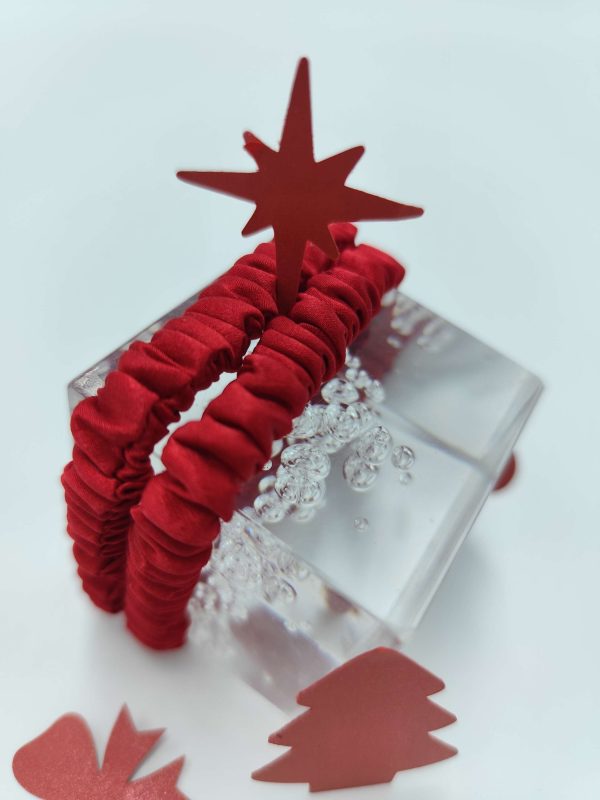 Silk Scrunchie | Candy Red - Image 3