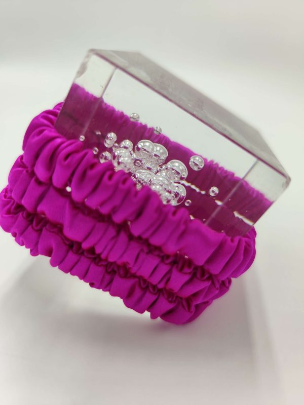Silk Scrunchie | Fuchsia