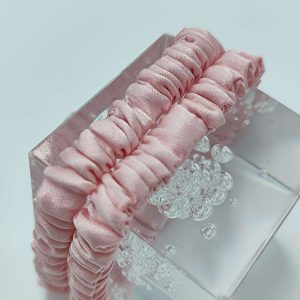 Silk Scrunchie | Powder Pink