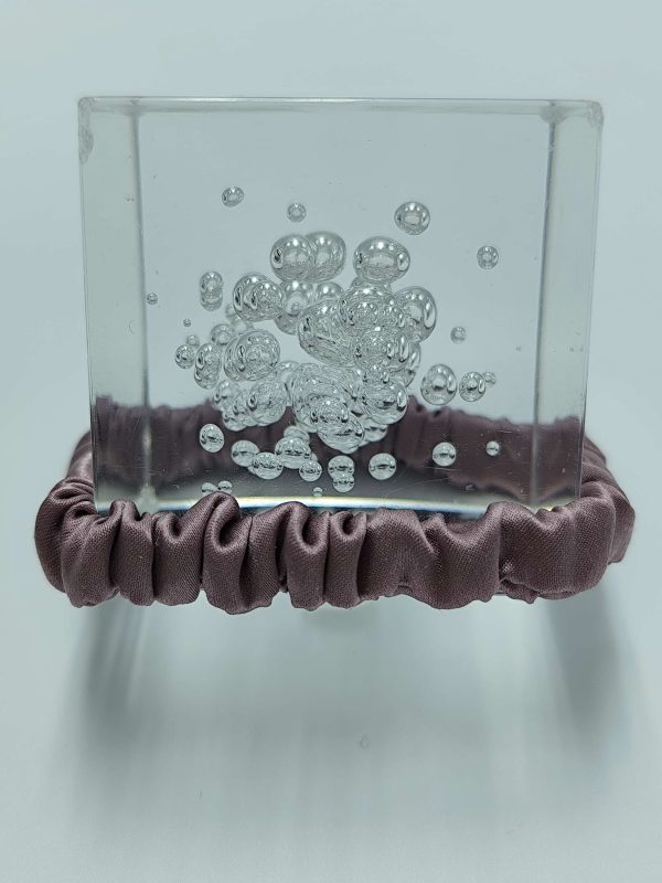 Silk Scrunchie | Dusky Rose - Image 2