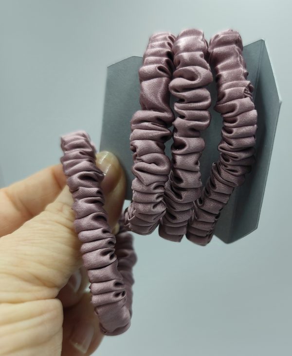 Silk Scrunchie | Dusky Rose - Image 7