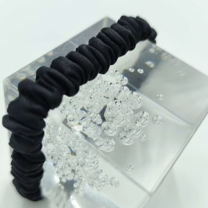 Silk Scrunchie | Midnight Black