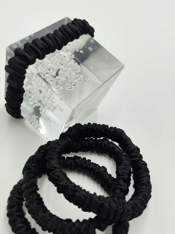 Silk Scrunchie | Midnight Black - Image 2