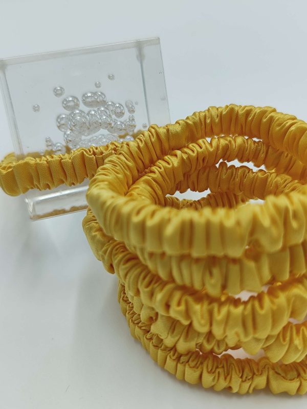 Silk Scrunchie | Lemon Sorbet - Image 2