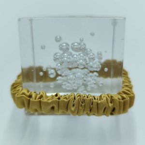 Silk Scrunchie | Gold