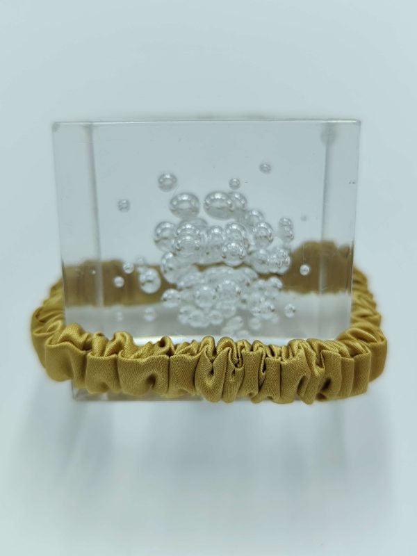 Silk Scrunchie | Gold