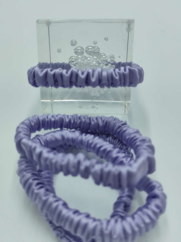 Silk Scrunchie | Lilac Dream - Image 3