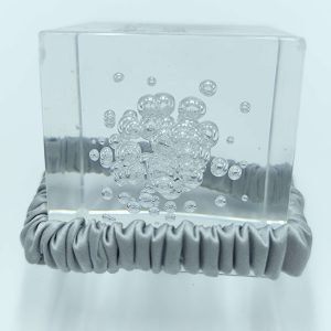 Silk Scrunchie | Silver