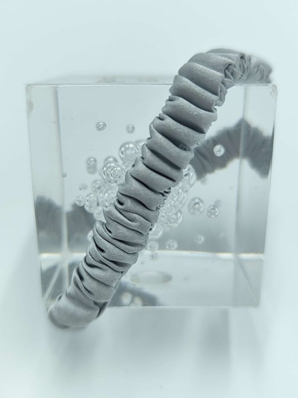 Silk Scrunchie | Silver - Image 2