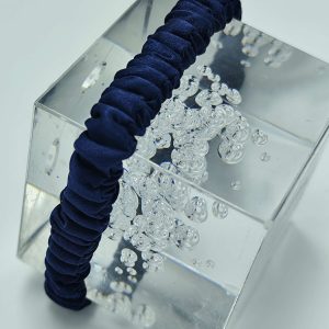 Silk Scrunchie | Navy