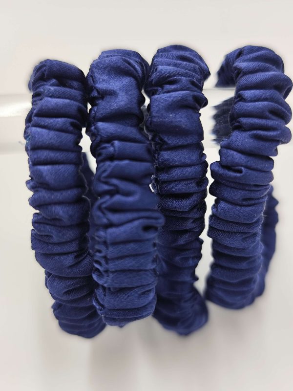 Silk Scrunchie | Navy - Image 3