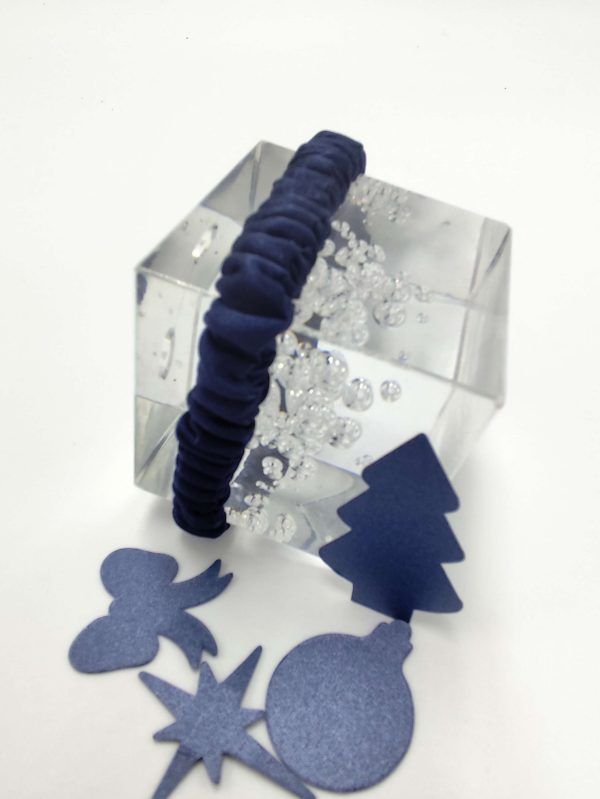 Silk Scrunchie | Navy - Image 6