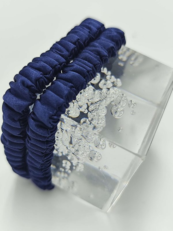 Silk Scrunchie | Navy - Image 7