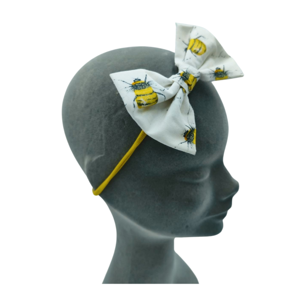 Organic Cotton Baby Bow Headband - Image 2