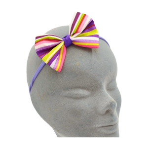 Organic Cotton Baby Bows - Stripes