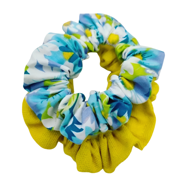 Organic Cotton Daisy Duo Scrunchie - Image 2
