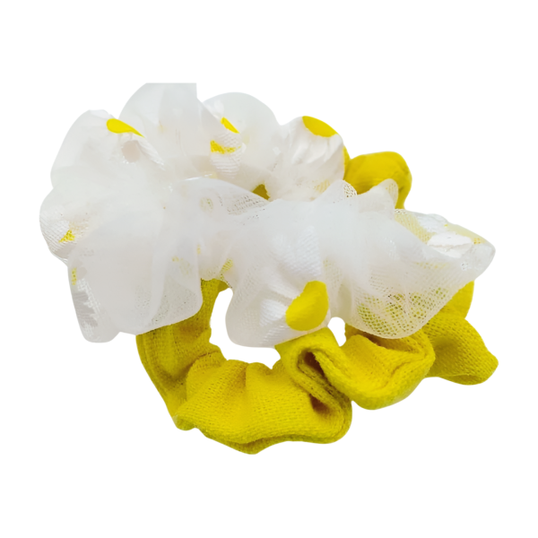 Organic Cotton Daisy Duo Scrunchie - Image 7