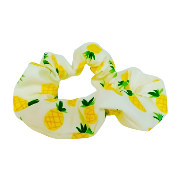 Organic Cotton Pineapple Scrunchie