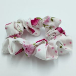 Organic Cotton Strawberry Scrunchie