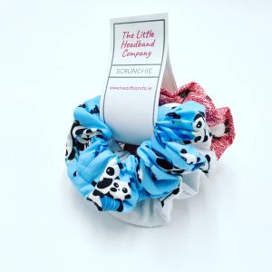 Panda Scrunchies Trio