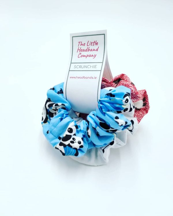 Panda Scrunchies Trio