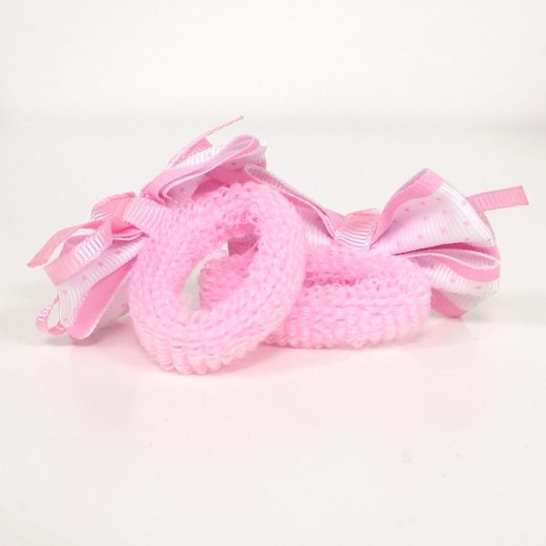 Pink & White Bow Bobbles - Image 2