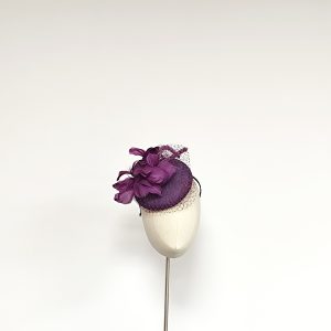 Plum Button with sparkle