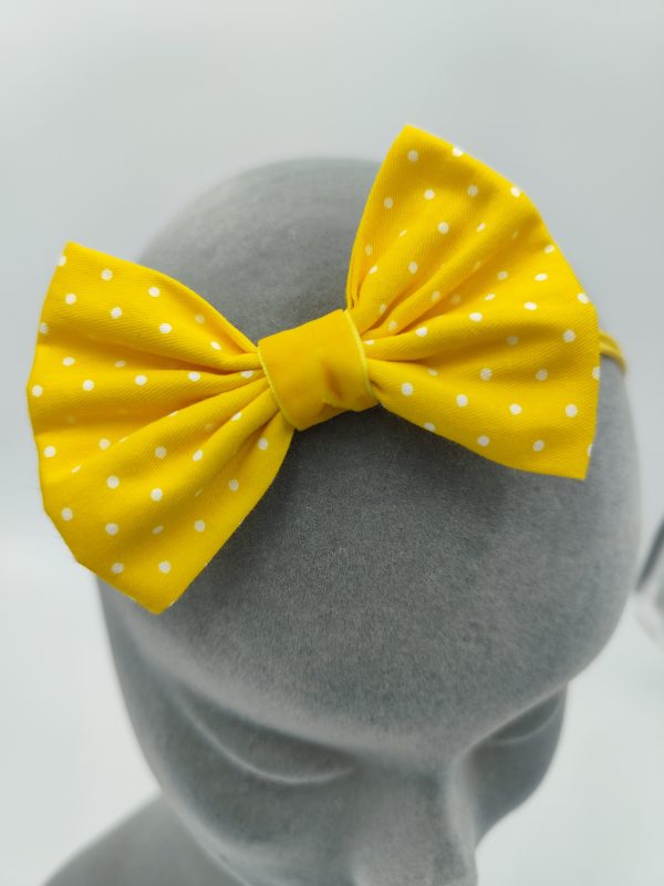 Polka Dot Baby Bow Headband