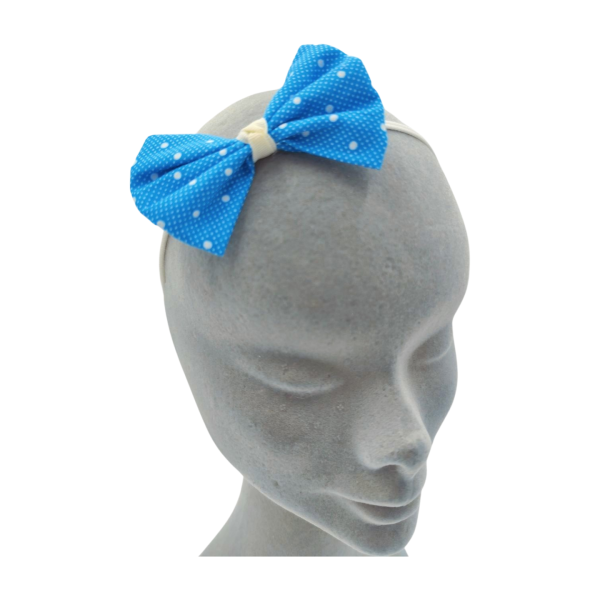 Polka Dot Baby Bow Headband