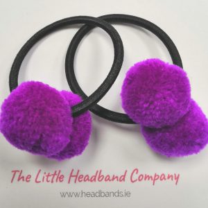 Pom Pom Hair Tie Duo