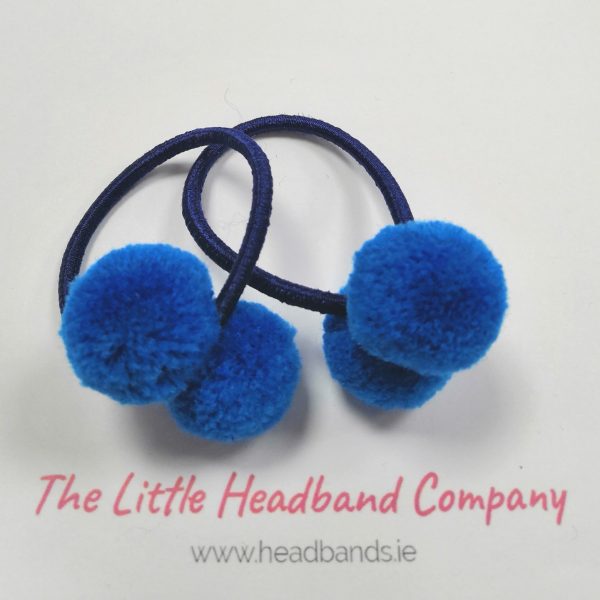 Pom Pom Hair Tie Duo