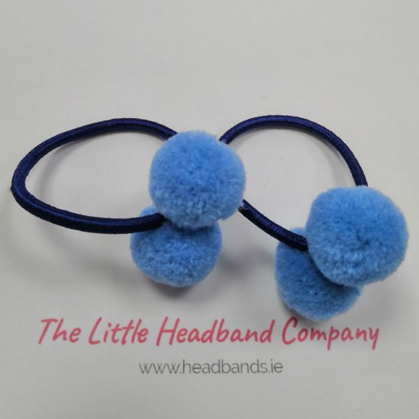 Pom Pom Hair Tie Duo
