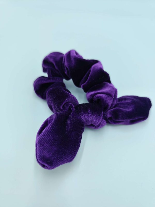 Purple Velvet Bow