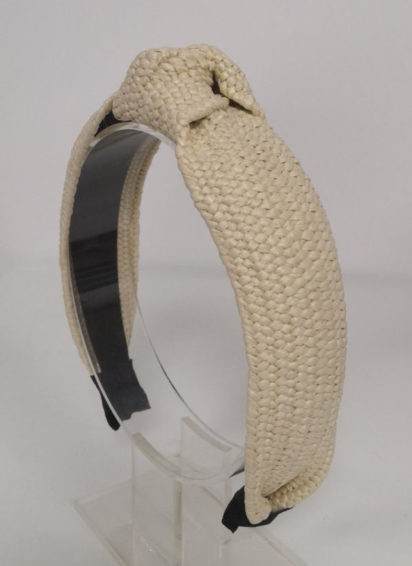 Raffia Cream Headband