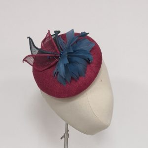 Raspberry & Teal Button