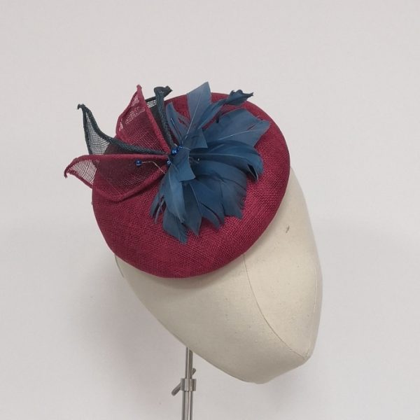 Raspberry & Teal Button