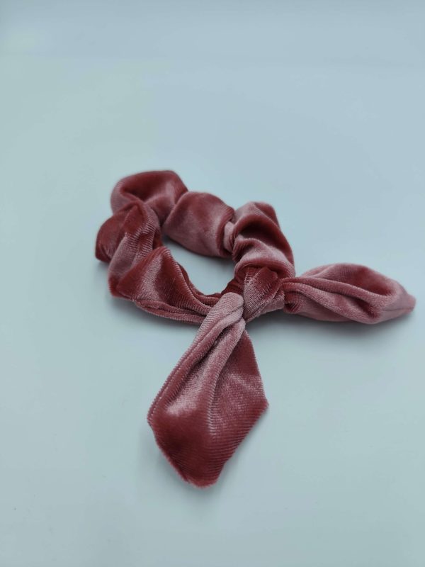 Rose Velvet Bow