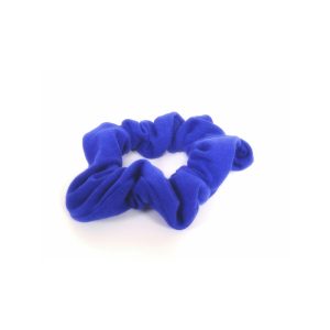 Royal Blue Organic Cotton Scrunchie